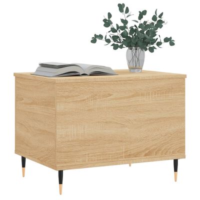 vidaXL Table basse Chêne sonoma 60x44,5x45 cm Bois d'ingénierie