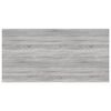 vidaXL &Eacute;tag&egrave;res murales 4 pcs sonoma gris 100x50x1,5cm bois ing&eacute;nierie