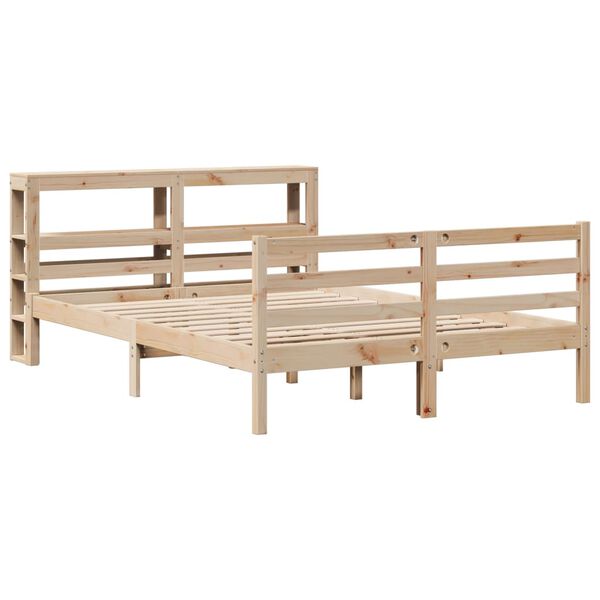 vidaXL Cadre de lit sans matelas 120x200 cm bois de pin massif
