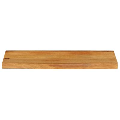 vidaXL Dessus de table à bord vivant 90x30x2,5 cm bois massif manguier