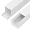 vidaXL Goulotte de c&acirc;ble 50x25 mm 10 m PVC
