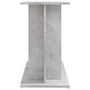 vidaXL Support d'aquarium en b&eacute;ton gris 80 x 35 x 60 cm Bois d'ing&eacute;nierie