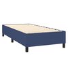 vidaXL Sommier &agrave; lattes de lit matelas LED Bleu 90x200 cm Tissu