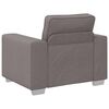 vidaXL Canapé Taupe 100 x 77 x 82 cm tissu