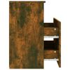 vidaXL Table de chevet Chêne fumé 50x32x60 cm