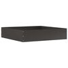 vidaXL Bordure de Pelouse 60 x 60 x 13 cm Acier Noir