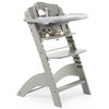 CHILDHOME Chaise haute b&eacute;b&eacute; 2 en 1 Lambda 3 Gris d&eacute;lav&eacute;