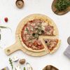 Livoo Ensemble de coupe de pizza 30 cm Bois