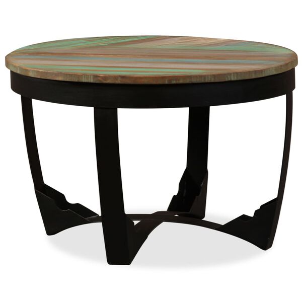 vidaXL Table basse bois de récupération massif 60x40 cm