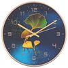 vidaXL Horloge murale dor&eacute; et bleu &Oslash;29,5 cm polystyr&egrave;ne et verre