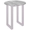vidaXL Plateau de table Sonoma gris 70 x 70 x 1,5 cm Bois d'ingénierie
