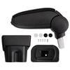 vidaXL Accoudoir de voiture noir, 17x32x(35,5-52) cm, ABS