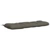 vidaXL Coussin de banc VIANEN 100 % polyester Gris 100 x 40 x 12 cm