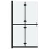 vidaXL Paroi de douche pliable Verre ESG d&eacute;poli 80x190 cm