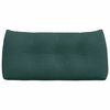 vidaXL Coussin de Dos Vert fonc&eacute; 100 x 24 x 50 cm Velours