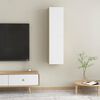 vidaXL Meubles TV 2 pcs Blanc et ch&ecirc;ne sonoma Bois d&rsquo;ing&eacute;nierie