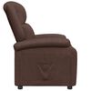 vidaXL Fauteuil inclinable Marron Similicuir