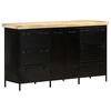 vidaXL Buffet 140x38x76 cm Bois de manguier brut