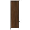 vidaXL Buffet haut chêne marron 62x32x103,5 cm bois d'ingénierie