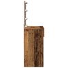 vidaXL Coiffeuse Bois Ancien 100 x 40 x 130 cm Bois d'ing&eacute;nierie
