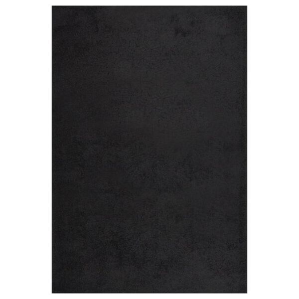 vidaXL Tapis shaggy &agrave; poils longs Noir 160x230 cm