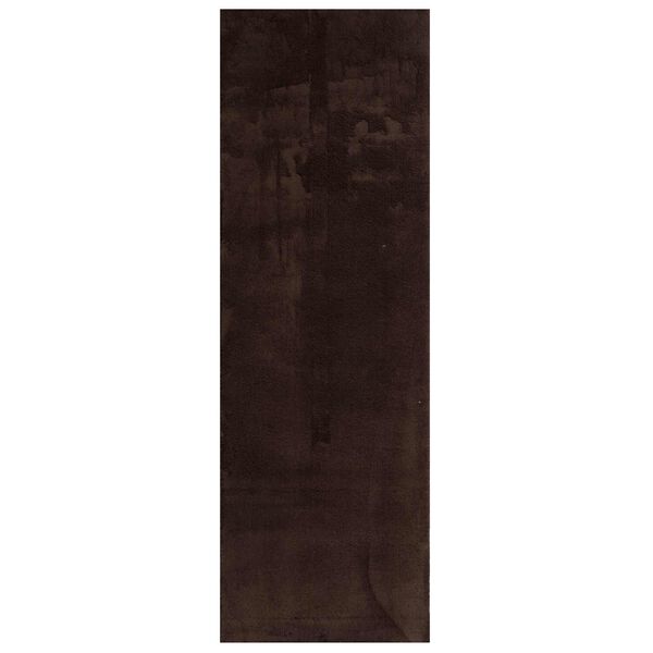 vidaXL Tapis de surface Rectangulaire HUARTE Marron 250 x 80 cm