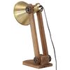 vidaXL Lampe de bureau 25 W laiton antique 23x13x52 cm E27