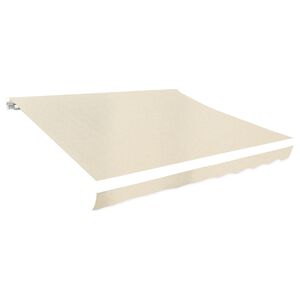 vidaXL Toile d'auvent Cr&egrave;me 3,5x2,5 m