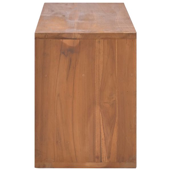vidaXL Meuble TV 90x30x40 cm Bois de teck massif