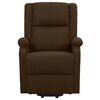 vidaXL Fauteuil Marron fonc&eacute; Tissu