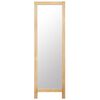 vidaXL Miroir sur pied 48x46,5x150 cm Bois de ch&ecirc;ne solide