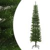 vidaXL Sapin de No&euml;l artificiel mince avec support 240 cm PE