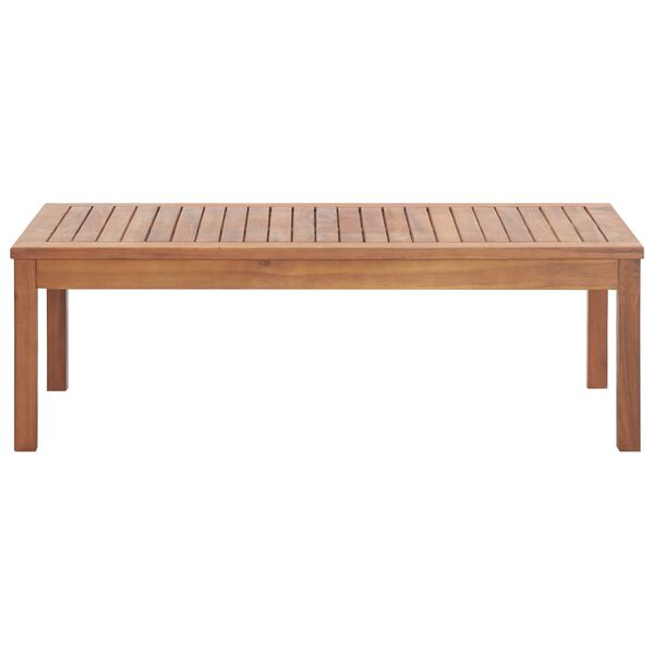 vidaXL Salon de jardin 4 pcs avec coussins Bois d'acacia solide