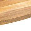 vidaXL Dessus de table 90x40x2,5 cm ovale bois massif de manguier