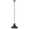 vidaXL Lampe suspendue E27 noir Ø 31 cm fer