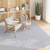 vidaXL Tapis de surface Carr&eacute; Gris 200 x 200 cm