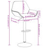 vidaXL Tabourets de bar lot de 2 gris fonc&eacute; velours