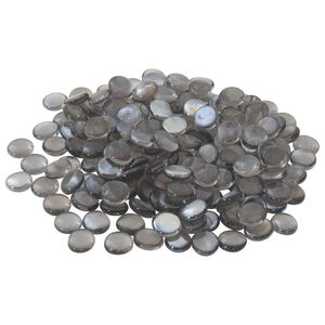 vidaXL P&eacute;pite en verre 17-19 mm Gris violet Verre