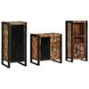 vidaXL Ensemble de mobilier de salle de bain 3 pcs Bois Recycl&eacute; Solide