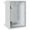 vidaXL Armoire de contr&ocirc;le Gris 42 x 19,5 x 50 cm Plastic ABS