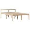 vidaXL Lit bibliothèque sans matelas 120x200 cm bois de pin massif