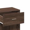 vidaXL Armoire de rangement chêne marron 56,5x39x90 cm bois ingénierie