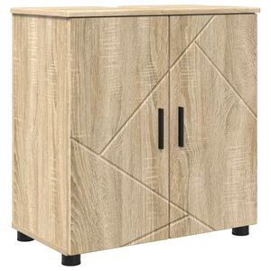 vidaXL Cabinet de salle de bain Ch&ecirc;ne Sonoma 61 x 35 x 64 cm