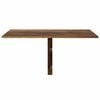 vidaXL Table murale pliable Chêne fumé 100x60x56 cm Bois d'ingénierie