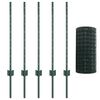 vidaXL Cl&ocirc;ture en fil soud&eacute; 10 x 0,8 m (L x H) Acier recouvert de PVC