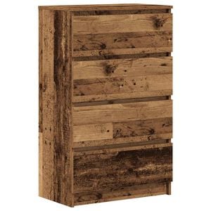 vidaXL Buffet vieux bois 60x35x98,5 cm bois d'ing&eacute;nierie