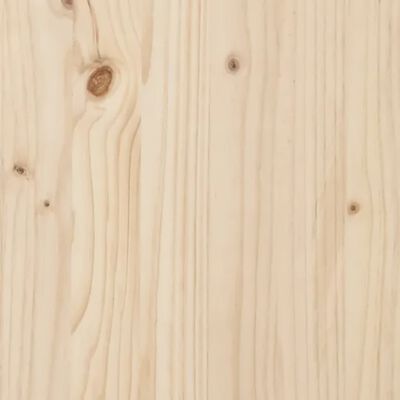 vidaXL Jardinière avec support 79x39,5x114 cm bois de pin massif
