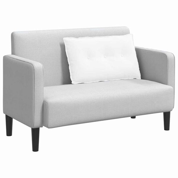 vidaXL Coussin de Dos Blanc 80 x 19 x 50 cm tissu