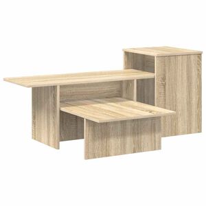 vidaXL Table console Ch&ecirc;ne Sonoma 91,5 x 35 x 38,5 cm