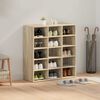 vidaXL Cabinet &agrave; chaussures Ch&ecirc;ne Sonoma 77,5 x 30 x 83,5 cm